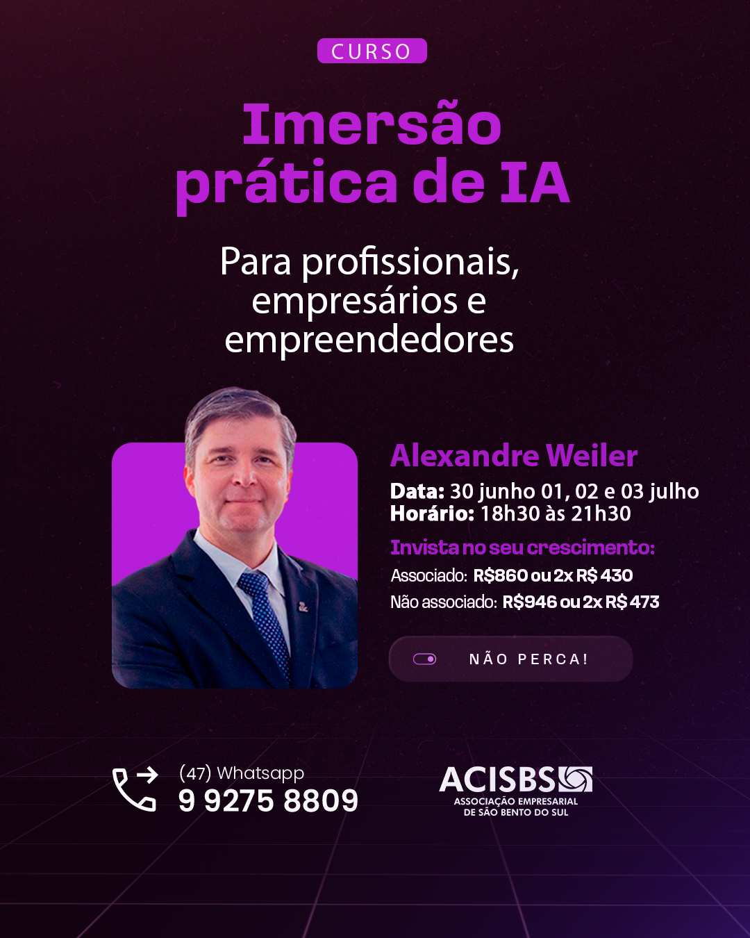 Imersão Prática de IA para Profissionais, Empresários e Empreendedores