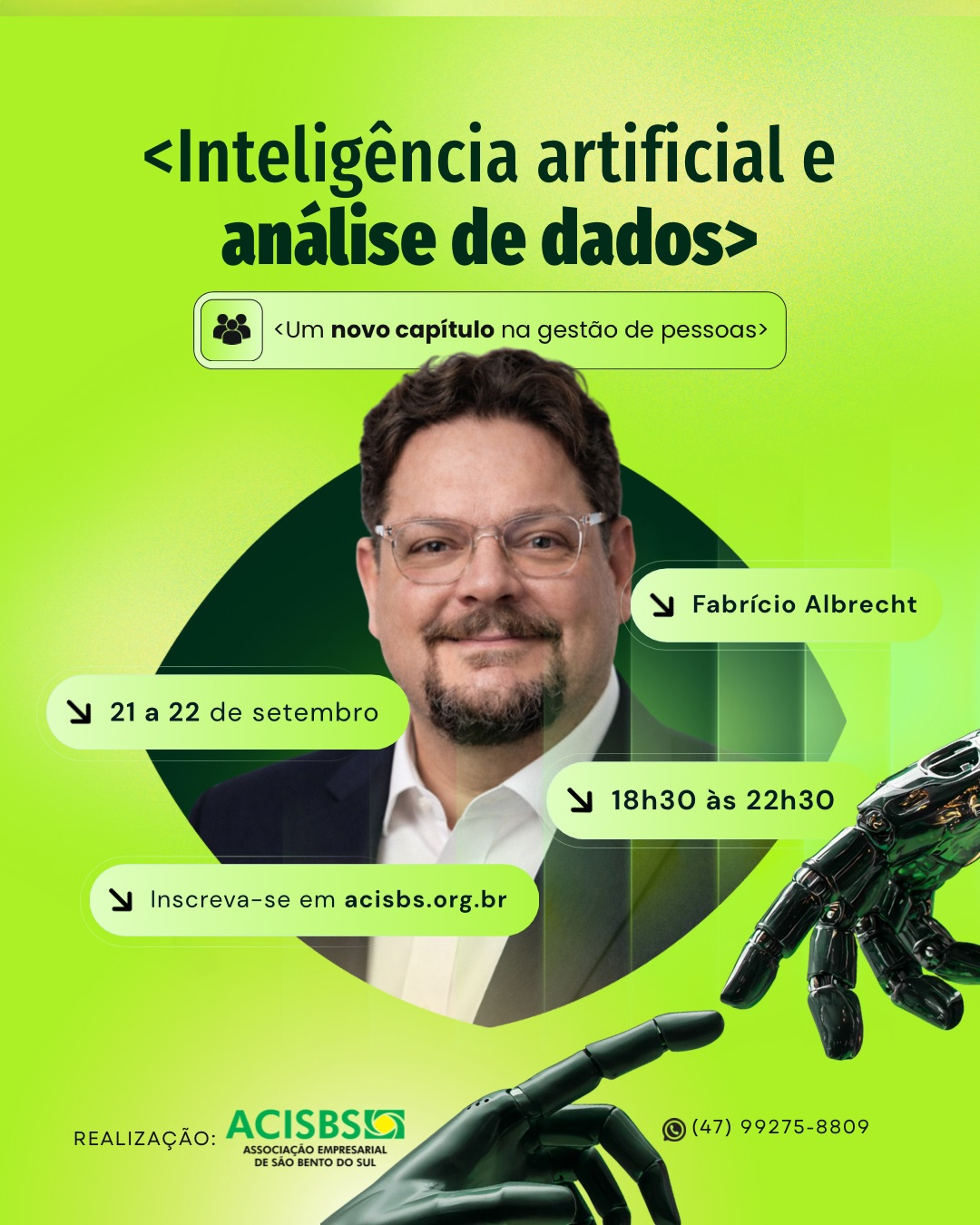 Curso: Inteligência Artificial e Análise de Dados: Um novo capítulo na Gestão de Pessoas
